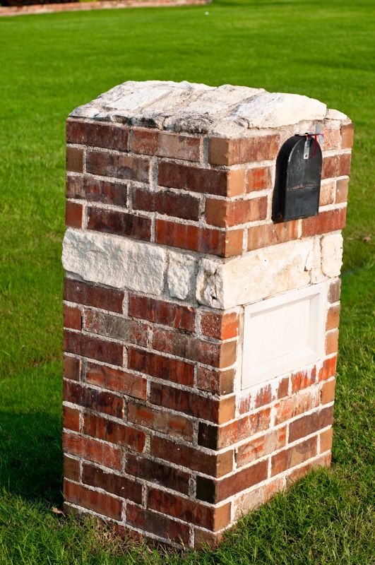 Brick Mailbox Assembly